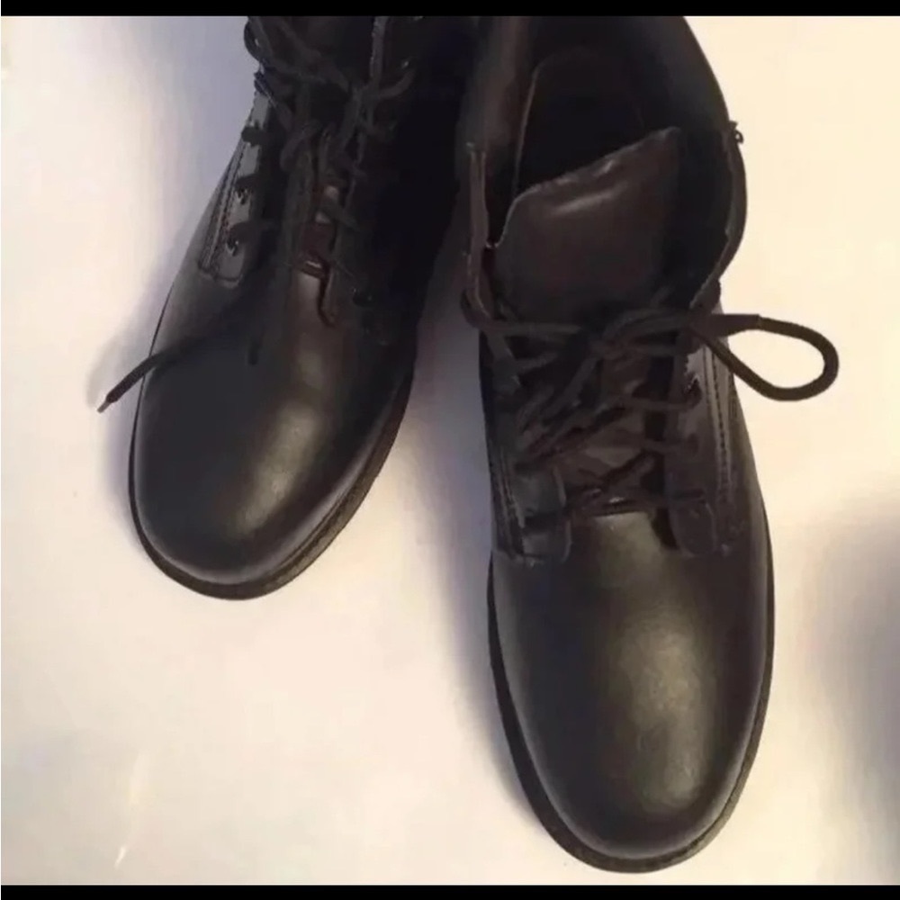 New Rugged Iron Age Black Leather Boots In Size 13 M